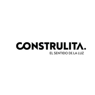 Construlita logo with tagline El Sentido de la Luz